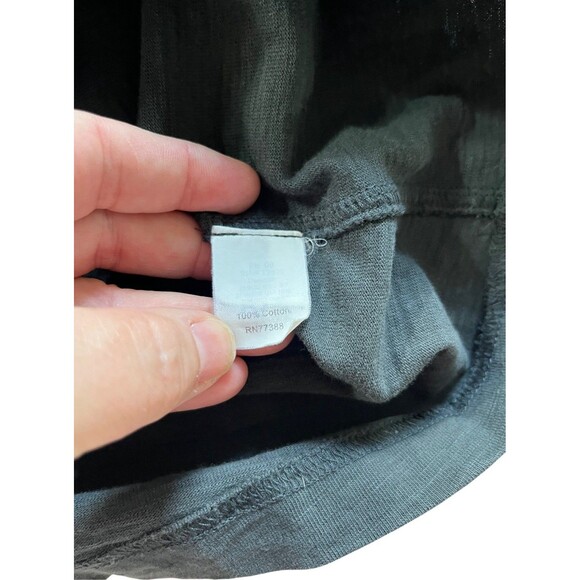 J Crew Dress Women S Sleeveless V-Neck Kangaroo Pocket Cotton Shift Dress Black - Picture 6 of 7